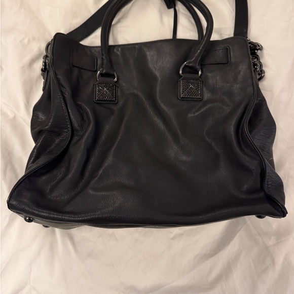 Vintage Michael Kors Black Hamilton Bag with Lock & Key - Picture 4 of 8